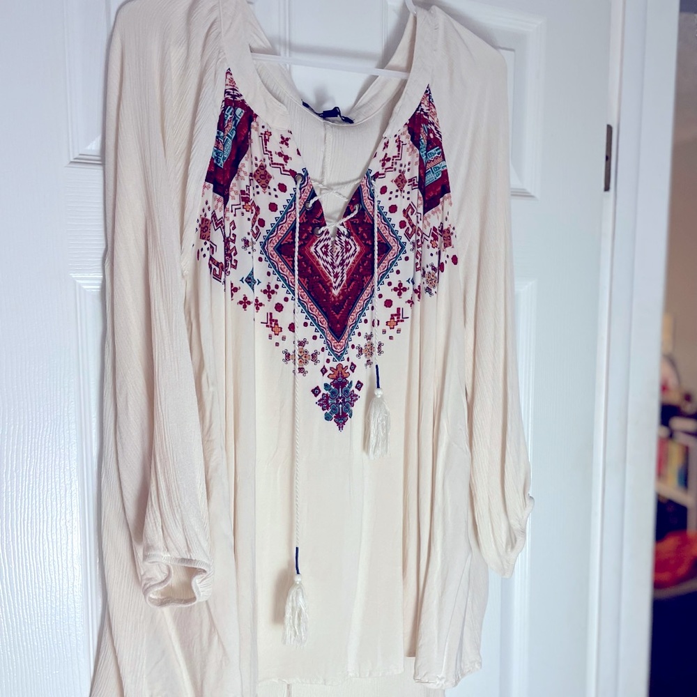 Living doll peasant top 2x